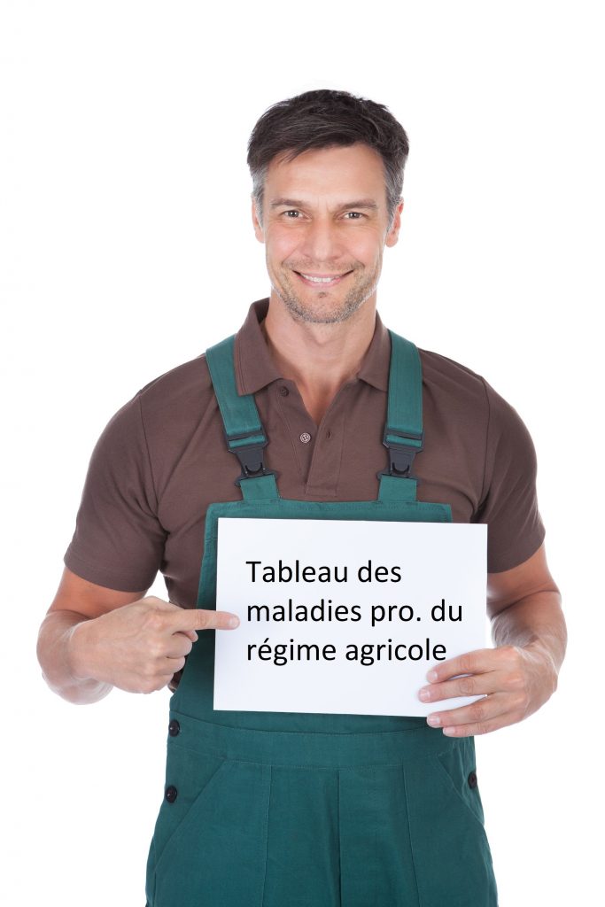 Maladie professionnelle du régime agricole 